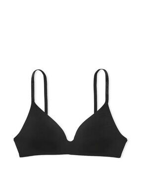 BNWT Victoria's Secret The T-shirt Smooth Lightly Lined Wireless Bra in Black